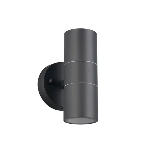 Außenwandlampe Turia, anthrazit, Höhe 16 cm, Metall – Bild 1