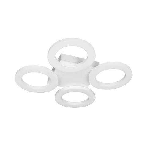Reality Leuchten Cemi LED ceiling light, round, white, plastic, 4,000 K – image 1
