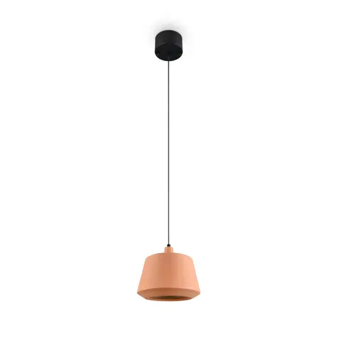 Reality Leuchten Mirea pendant light, terracotta, ceramic, E27 – image 1