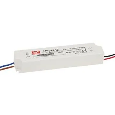 Mean Well LPH-18-12 LED-driver, LED-transformator Constante spanning, Constante stroomsterkte 18 W 0 - 1.5 A 12 V/DC Ni – afbeelding 1