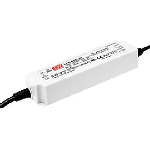 Mean Well LPF-60D-12 LED-driver, LED-transformator Constante spanning, Constante stroomsterkte 60 W 5 A 7.2 - 12 V/DC D – afbeelding 1