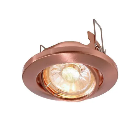 Deko-Light Pivotable low-volt recessed light 68, copper – image 1