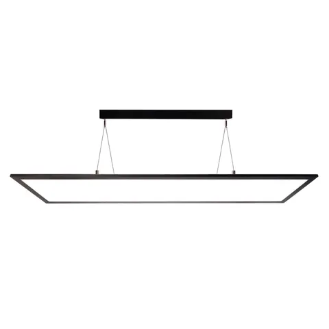 Deko-Light 3422 LED pendant light angular dip switch black – black (RAL 9005), transparent – image 1