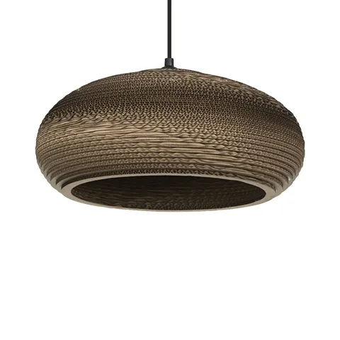 OSRAM Hängeleuchte DROP, braun, Ø 40 cm, Wellpappe, E27 – Bild 1