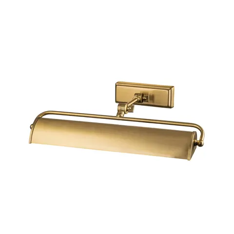 Elstead Lighting LED Schilderijverlichting Winchfield | 2X E14 Max 40W | Dimbaar | Aged Brass – afbeelding 1