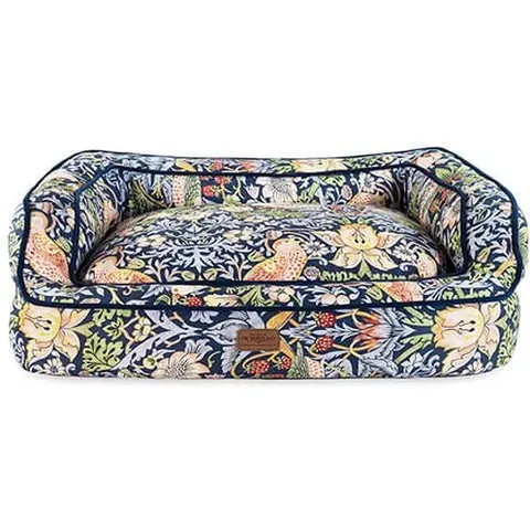Morris & Co Strawberry Thief Print Pet Sofa - Medium – image 1