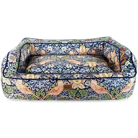 Morris & Co Strawberry Thief Print Pet Sofa - Large – image 1