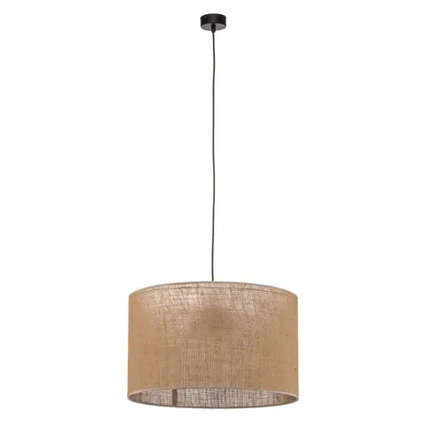 Moderne Jute Hanglamp Bruin - 3xE27 Fitting – afbeelding 1
