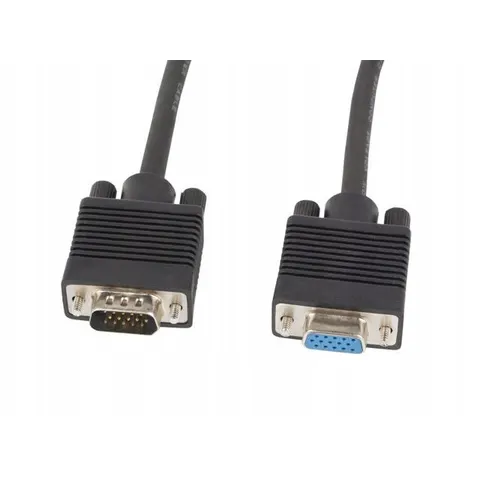 VGA Cable Lanberg CA-VGAC-10CC-0030-B+ 3 m Black – afbeelding 1