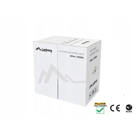 Lanberg Cat5e U/UTP Netwerkkabel 305 Meter Groen – afbeelding 1