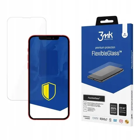3mk - iphone 13 Mini - Screenprotector - 250% Bescherming - FlexibleGlass™ – afbeelding 1