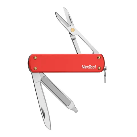NexTool Scyzoryk Mini Pocket Knife 4 narzędzia Czerwony – zdjęcie 1