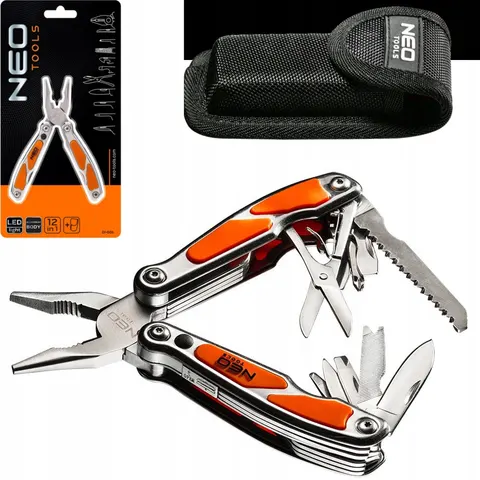 NEO - Multitool met LED - 12-delig - Vervangbare Kopstukken – afbeelding 1