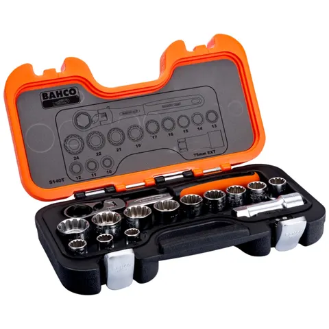 Bahco S140T Dopsleutelset 14-delig – afbeelding 1
