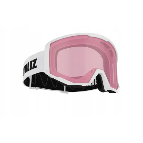 Bliz Spark Skibril Wit,Roze Pink/CAT1 – afbeelding 1