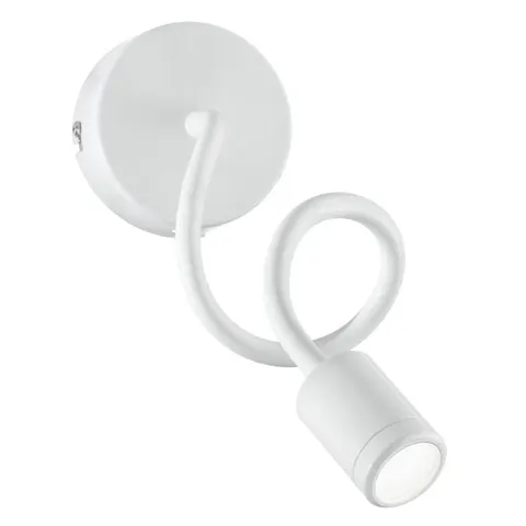 IDEAL LUX Focus flexible LED wall light, white – image 1