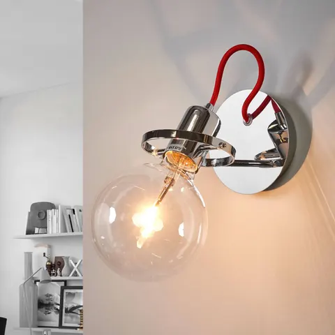 IDEAL LUX Radio - wall light in chrome – image 1