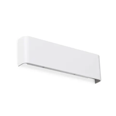 IDEAL LUX Delta LED wall light, white, width 30 cm, 3,000 K – image 1