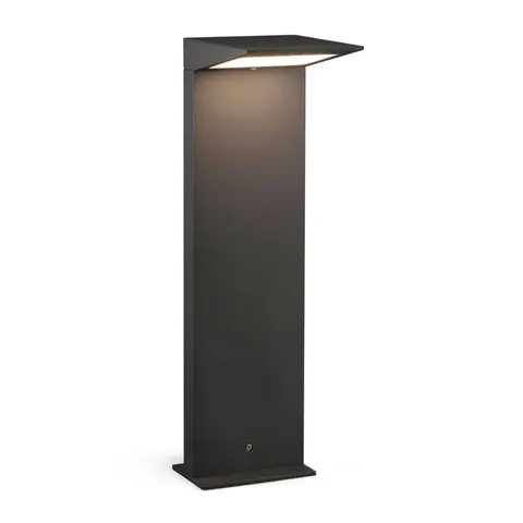FARO BARCELONA LED solar path light Soleil, anthracite, metal, IP54, sensor – image 1