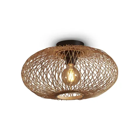 GOOD&MOJO Plafonniere Cango - Bamboe - Ø40cm - Bohemian – afbeelding 1