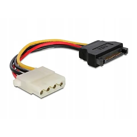 SATA (m) - Molex (v) adapter - 0,10 meter – afbeelding 1