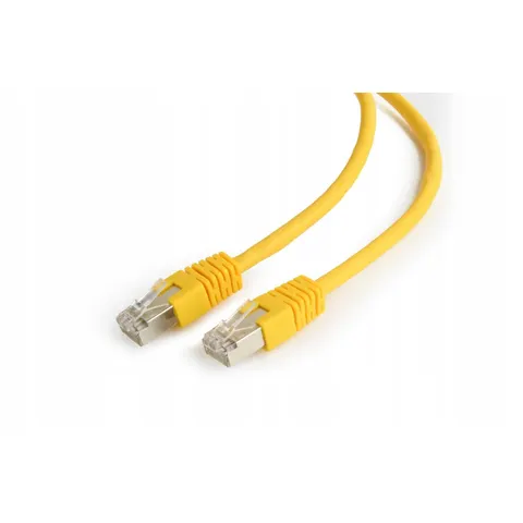 FTP Cat6 patchkabel, 0.25 m, geel – afbeelding 1