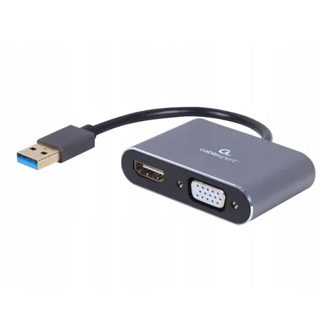 USB naar HDMI + VGA beeldschermadapter, space grey – afbeelding 1