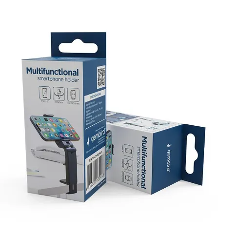 Multifunctionele houder voor smartphones, zwart – afbeelding 1