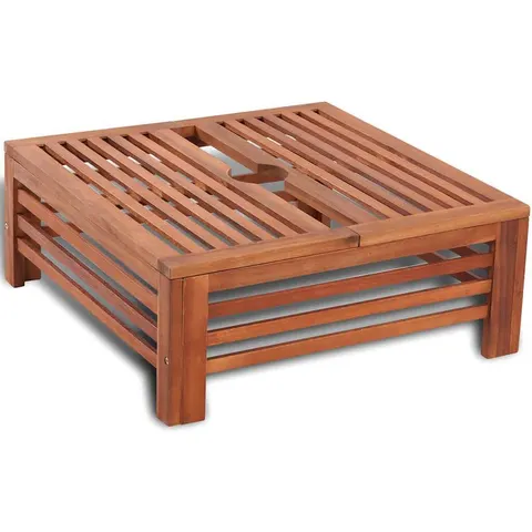 vidaXL Couverture de support de parasol en bois – image 1