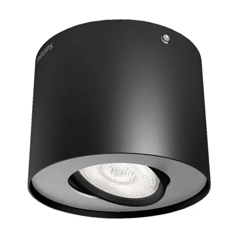 Philips Phase - opbouwspot - 1-lichts - zwart – afbeelding 1