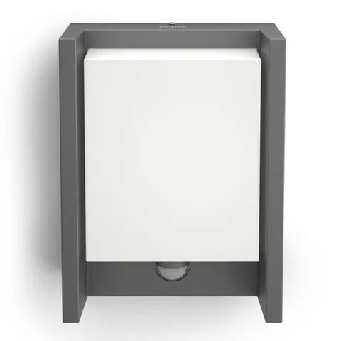 Philips Arbour buitenwandlamp - warmwit licht - met sensor - breed – afbeelding 1