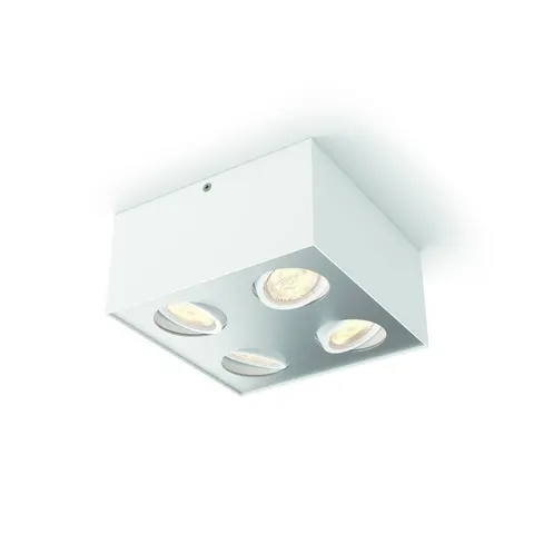 Philips Box opbouwspot - 4-lichts - wit – afbeelding 1