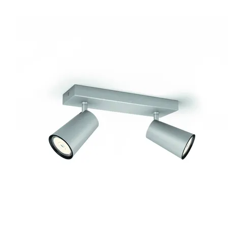 Philips Paisley opbouwspot - 2-lichts - aluminium – afbeelding 1