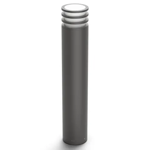 Philips Hue Lucca path light, smart, black, IP44 – anthracite, white – image 1