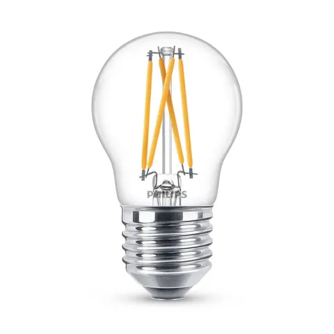 Philips LED Kogellamp Transparant - 25W - E27 - Dimbaar warmwit licht – afbeelding 1