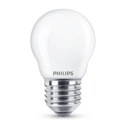 Philips LED Kogellamp Mat - 40 W - E27 - Dimbaar warmwit licht – afbeelding 1
