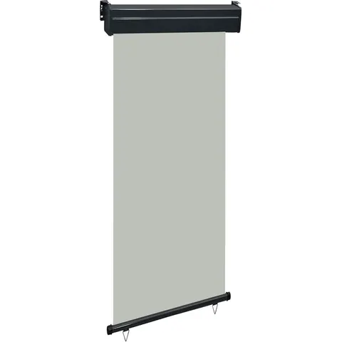 vidaXL Auvent latéral de balcon 85x250 cm Gris – image 1