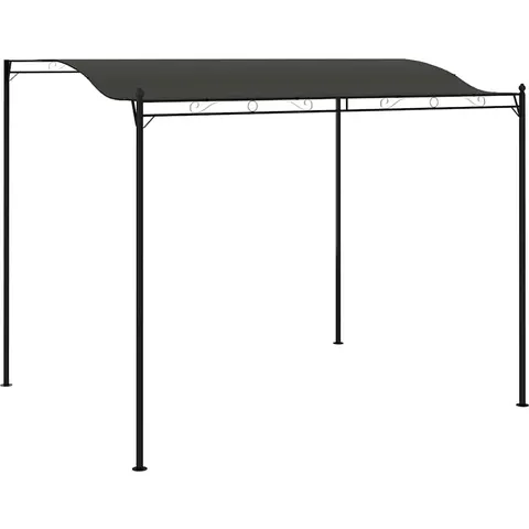 vidaXL Auvent de parasol 3 x 2,4 m Anthracite – image 1