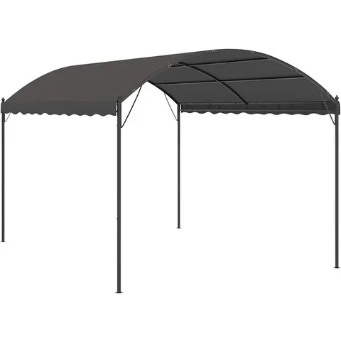 vidaXL Auvent de parasol 3 x 4 m Anthracite – image 1