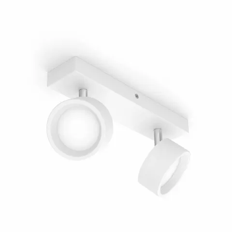 Philips Bracia bar Wit 27K 2x5.5W 27K – afbeelding 1