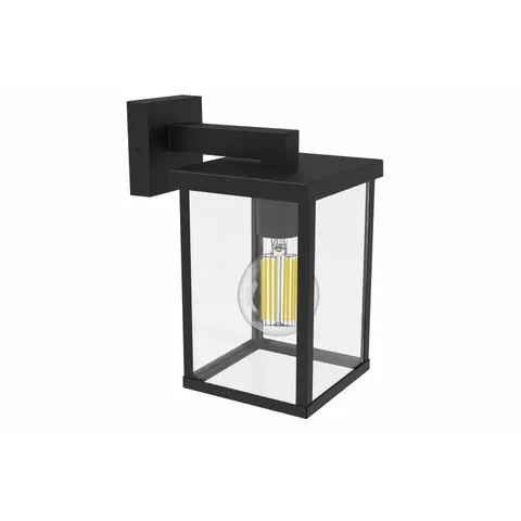Philips Bellini wandlamp vierkant - zwart - E27 – afbeelding 1