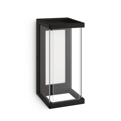 Philips Ulyzo wandlamp - zwart - E27 – afbeelding 1