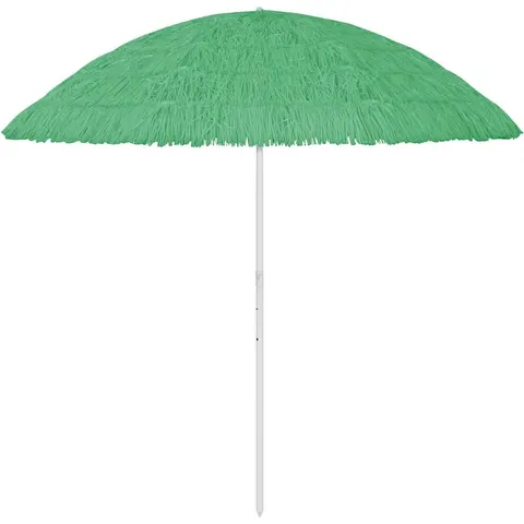 vidaXL Parasol de plage Vert 300 cm – image 1