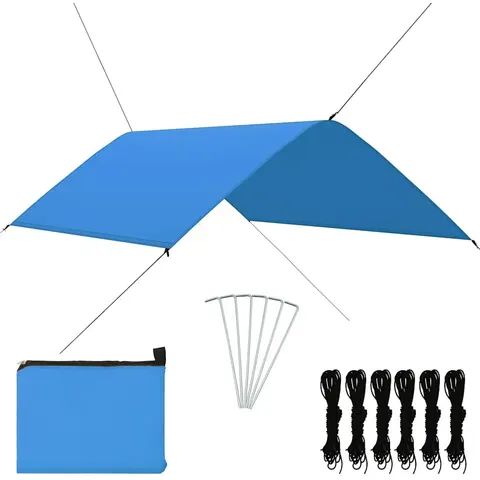 vidaXL Bâche d'extérieur 3x2 m Bleu – image 1