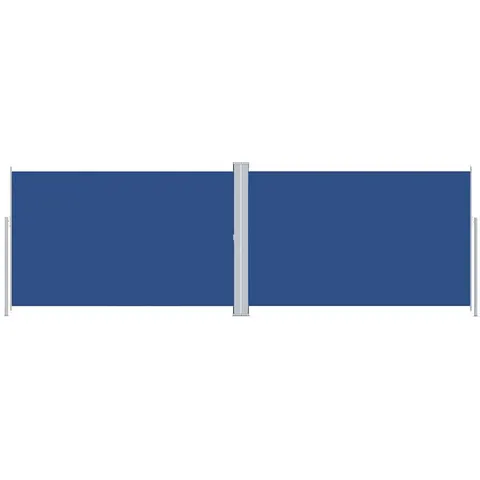 vidaXL Auvent latéral rétractable Bleu 220x600 cm – image 1