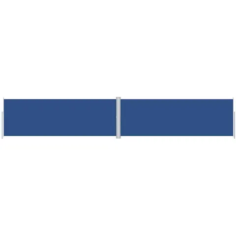 vidaXL Auvent latéral rétractable Bleu 180x1000 cm – image 1