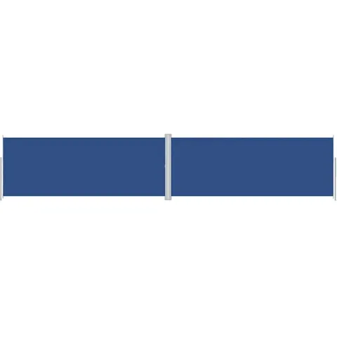 vidaXL Auvent latéral rétractable Bleu 200x1000 cm – image 1