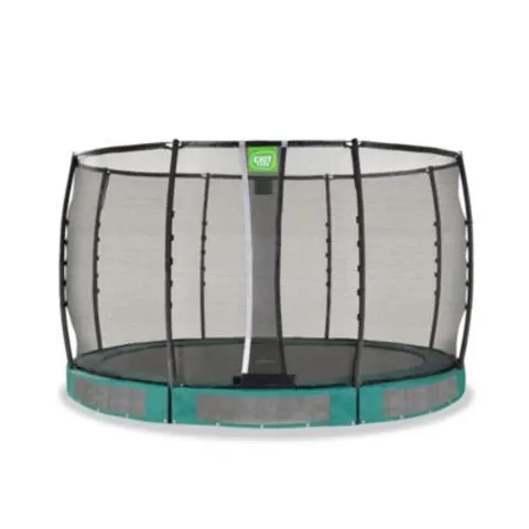 Trampoline enterré EXIT Allure Premium D366cm vert – image 1