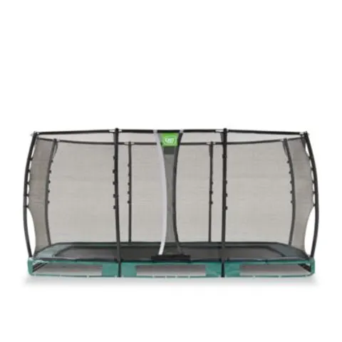 Trampoline enterré EXIT Allure Premium 244x427cm vert – image 1