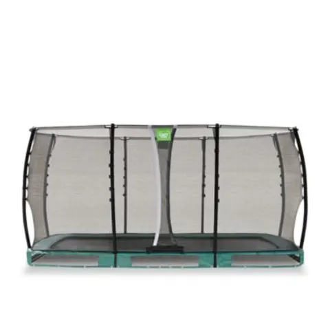 Trampoline enterré EXIT Allure Classic 244x427cm vert – image 1